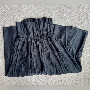 Banana Republic Black Strapless Maxi Dress